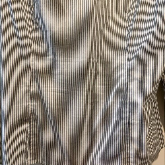 The Limited white/blue button down shirt Large - Picture 7 of 8